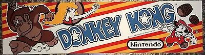 Donkey Kong Arcade Marquee 22.45  X 5.8  • $19.95