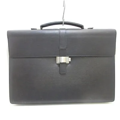 Auth MONTBLANC - Black Leather Business Bag • $136
