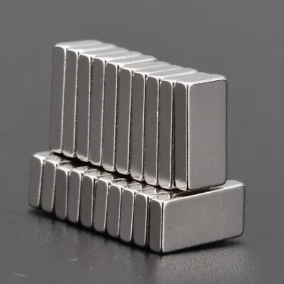 20pcs Strong Magnets Block Square Rare Earth Neodymium Small Magnet 10X5X2mm • $5.53