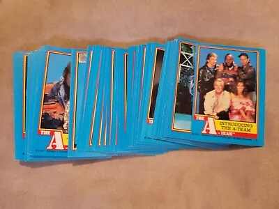 1983 Topps The A-Team Set 1-66 Hannibal Smith Face Murdock BA Baracus Mr. T • $22.99