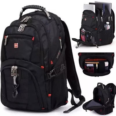 Wenger Swissgear 17.1 Black Inch Laptop Backpack/Notebook Bag/Rucksack Backpack • $71.59