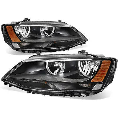 For 2011-2018 Volkswagen VW Jetta S/SE/SEL/GLI Headlights Assembly Amber • $109.99