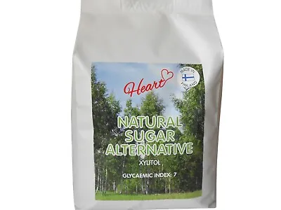 Xylitol Natural Sweetener/Sugar Alternative 1Kg Made In Finland • £13.10