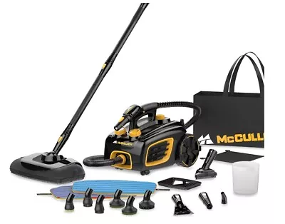 McCulloch MC1375 Canister Steam Cleaner With 20 Accessories  Black • $175.99