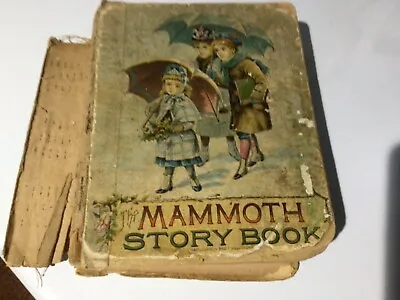 Antique Victorian Mammoth Story Book. McLoughlin Bros.  • $10