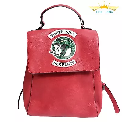 Riverdale Cheryl South Side Serpents Red Flap Mini Backpack • $69.99