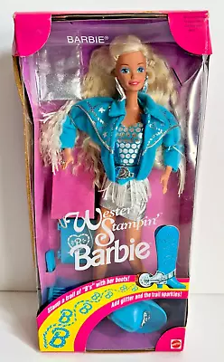 1993 Mattel Western Stampin' Barbie #10293 - NRFB • $54.95