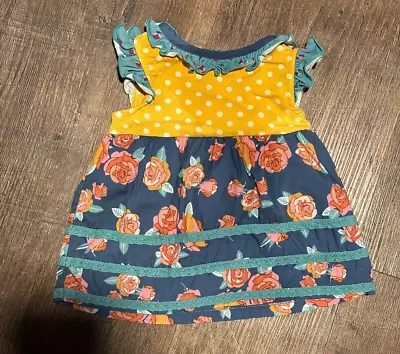 Matilda Jane Dress Size 6-12 Months Boutique🌻MOMENTS WITH YOU COLOR WITH ME🌻 • $15