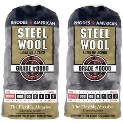 Products 0000 Super Fine Finish Steel Wool Pad 12 Per Package TV713206 (2 Pack) • $21.46