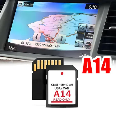 2023 Sync2 Ford Lincoln A14 GPS Map Navigation SD Card USA/Canada GM5T-19H449-AH • $12.56