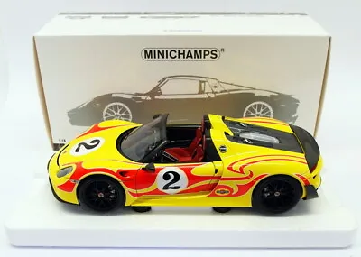 Minichamps 1/18 Scale Diecast 110 062446 - 2015 Porsche 918 Spyder • $179.99