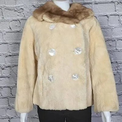 Vintage Lasalle's Real Fur Crop Jacket  Women's Large • $207