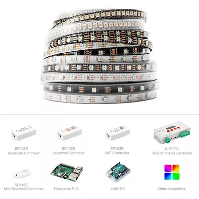 5V SK6812 RGBW 4in1 Ws2812b LED Strip Pixel Light IC Individual Addressable 1-5m • $4.61