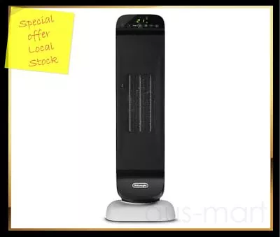 Delonghi 2000W Ceramic Tower Oscilating Fan Heater - Safety Auto Off - HFX25S20 • $218