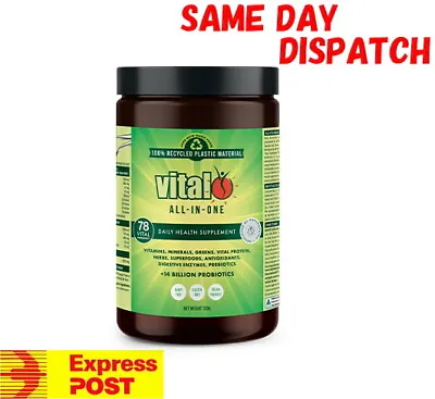 VITAL GREENS 120g - 78 Ingredients Powerful Antioxidants Probiotics • $19.87