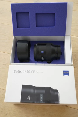 $900 • Buy Like New! Zeiss Batis 40/2 CF For Sony FE Mirrorless 