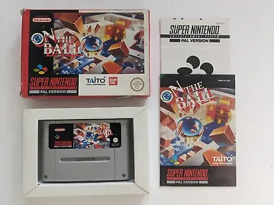 On The Ball  - Super Nintendo SNES - Boxed Complete Rare UKV • £45
