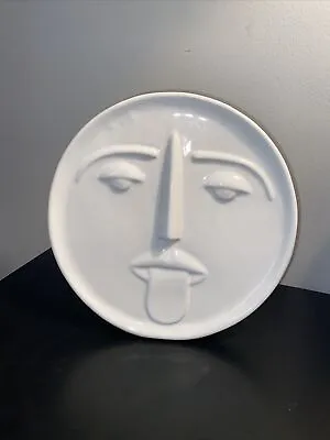 Mikasa Abstract Art Ceramic Face Flower Vase Sticking Out Tongue • $52