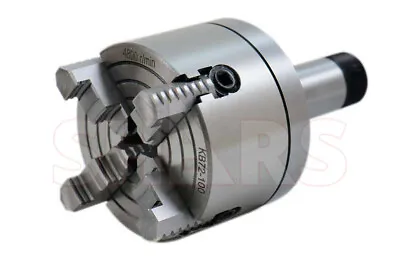 SHARS 4  4 Jaw Independent Lathe Chuck W/ Certification 5C Shank Arbor New L[ • $141.95