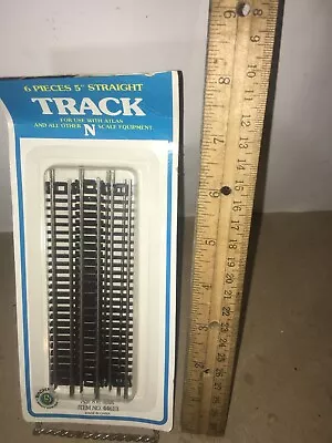 Bachmann  N Scale Package 5 Inch Straight   New  Free Usa Shipping • $22.11