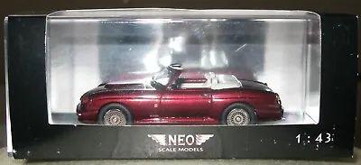 NEO Scale Models 1:43 NEO44271 Resin Metallic Crimson MG RV8 Factory Sealed • $112.83