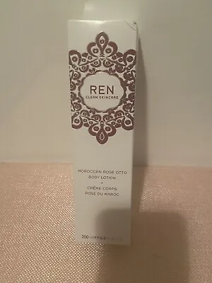 £19.50 • Buy REN Clean Skincare Moroccan Rose Otto Body Lotion 200ml Rrp £28