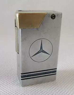 VTGE RARE Adv. MERCEDES BENZ INDUSTRIA ARGENTINA  ETNA  ALUMINIUM POCKET LIGHTER • $99.99