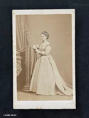 CDV Actress Lady Named By Hayward Finchley Antique Victorian Fashion Photo • £9.95