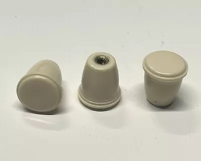 IVORY DASH KNOB Set For VW Bug Ghia Type 2 Bus 1955-1966 5MM Brass Threads • $20.95