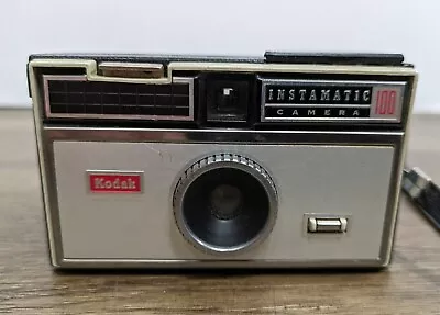 Vintage Kodak Instamatic 100 Compact Film Camera With Wrist Strap - Untested • $10.79