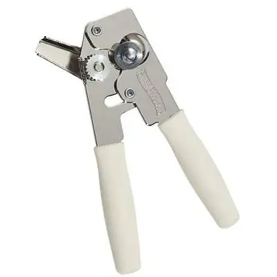 Swing-A-Way Can Opener Compact Manual Steel With White Cushion Grips Kitchen New • $11.95