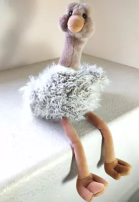 $11.99 • Buy Gund Brown Gray Ostrich Emu 9  Plush Shelf Sitter Stuffed Animal Toy