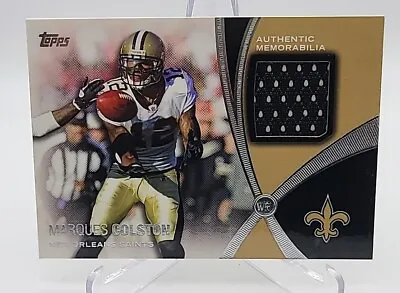 2012 Topps Prolific Playmakers Relics Marques Colston Jersey Card #PPR-MC Saints • $3.55