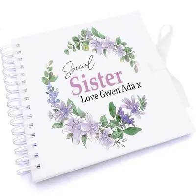 £13.99 • Buy Personalised Special Sister Scrapbook Photo Album UV-213