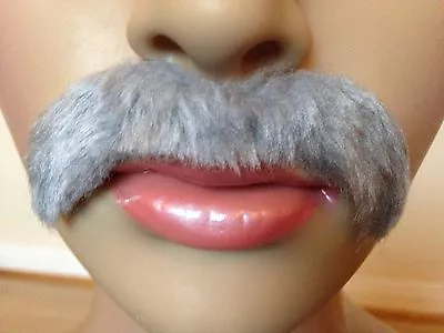 Fancy Dress Moustache 70's Mexican Cowboy Professor Policeman Self Adhesive • £1.37