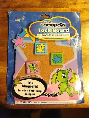 2003 Neopets Tack Board With Pushpins Crundo Magnetic Cork NEW • $25