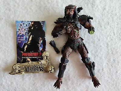 McFarlane Movie Maniacs Figure W/ Poster Stand - Predator 2 • $14.99