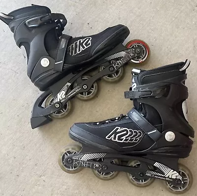 K2 KINETIC 78 Black Inline Skates. Men's 10 • $39.99