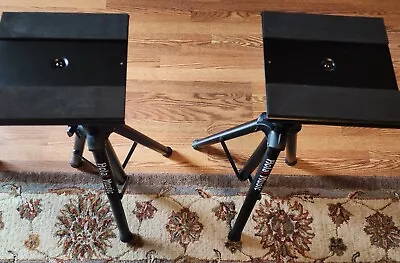 Hola Speaker Stand (pair)  HPS-600MS Heavy-duty Adj Tripod Studio Monitor Stand- • $20