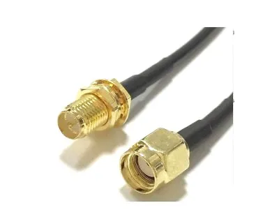 £4.95 • Buy RP Sma Male To RP Female Connector Jumper Pigtail Antenna RG174 50cm 