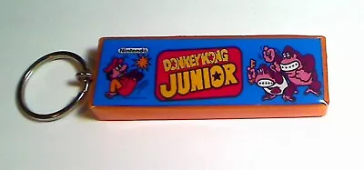 Donkey Kong Jr.  Arcade Marquee Coin Door Accessory Keychain • $9.99