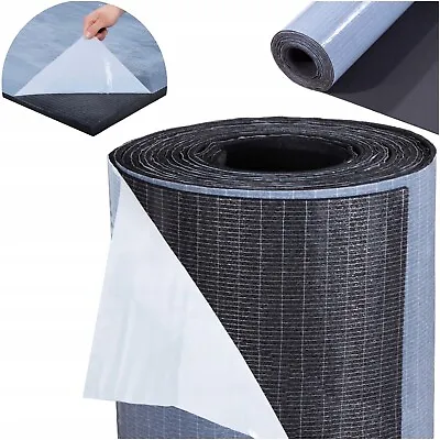 Rubber Insulating Mat Self-Adhesive Noise Proofing Isolation Hood 25x100 40mm • £25.63