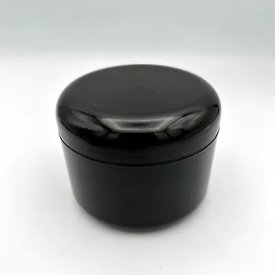 8 Oz (250ml) Black Plastic Cosmetic Jars With Inner Liners And Dome Lids Make-up • $5.50