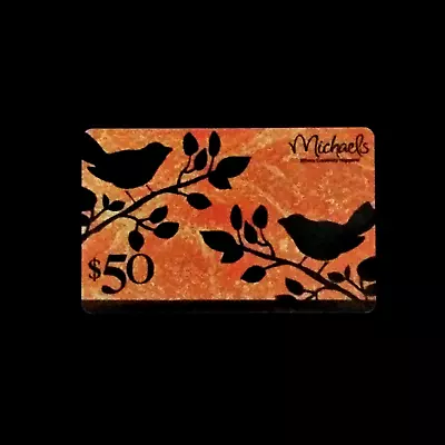 Michaels Birds On Branch 2013 NEW COLLECTIBLE GIFT CARD $0 #7083 • $5.77