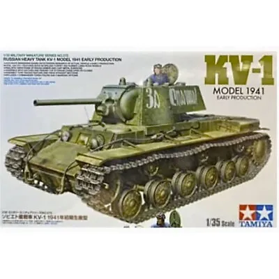 Tamiya 35372 Russian Heavy Tank KV-1F 1941 Early Prod. 1:35 Plastic Model Kit • £40.95