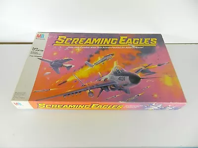 Screaming Eagles Fighter Jet TopGun Air Combat Board Game Milton Bradley CIB Vtg • $29.99