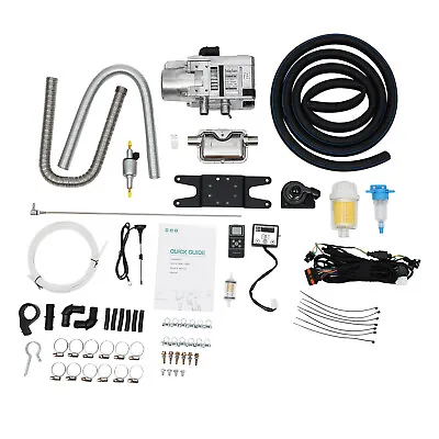 5KW 12V Diesel Water Heater Kit For RV Cars Heat Conduction Coolant Heating US • $310