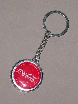 Coca Cola Soda Drink Bottle Opener Large Metal Key Ring Keyring • £5.99