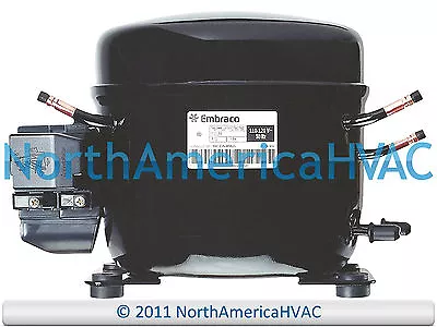 EMBRACO Refrigeration Compressor Replaces FFU130HAX 1/3 HP R-134A R134A 115V • $242.95