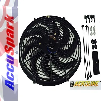 £31.95 • Buy AeroLine Electric Car Radiator Cooling Fan , Universal  14 Inch Fitting 